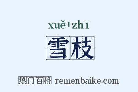 雪枝是什么意思的图片